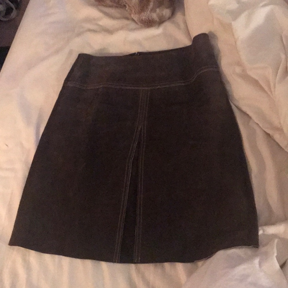 SUEDE SKIRT